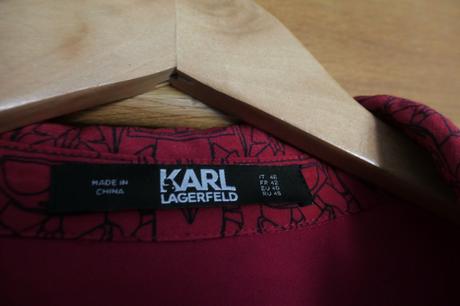Karl lagerfeld icon cervene krasne saty vel.l, l