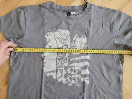 Croptop kurt cobain, h&m,m