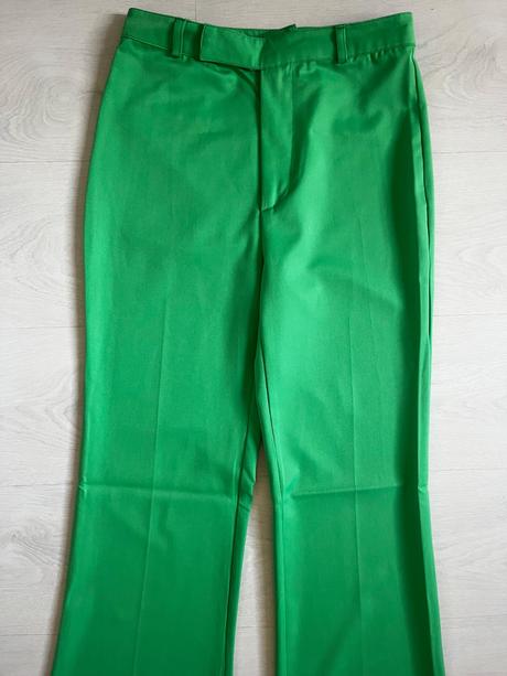 Zelené elegantné nohavice, xs