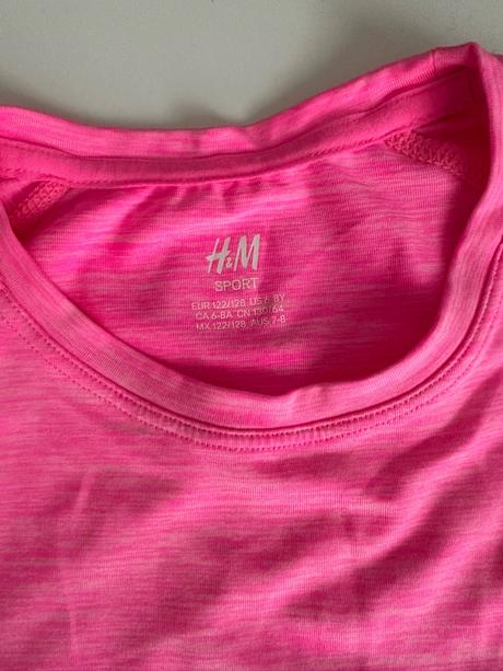 H&m športové trička 122-128, h&m,122