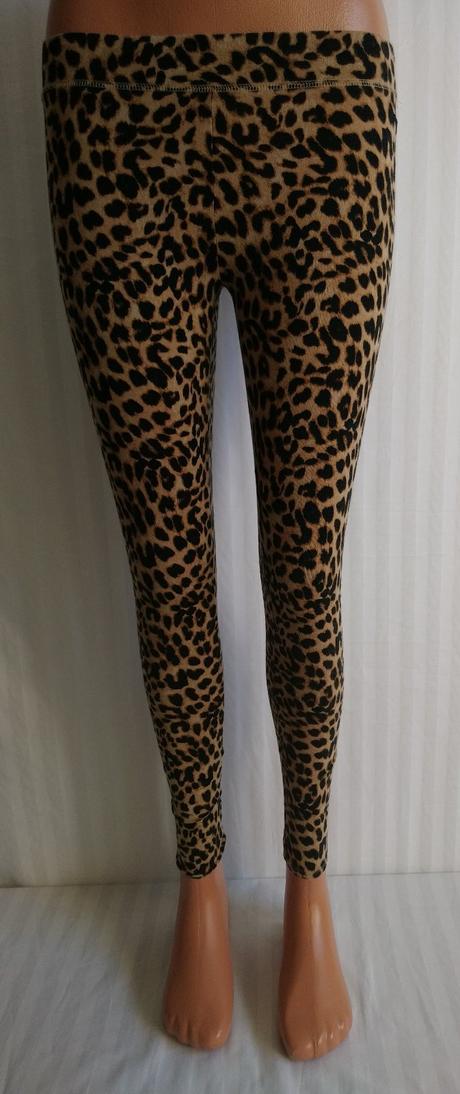 Dámske legíny so vzorom, pink, xs