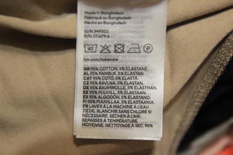 Bledo bavlnený hnedý body top, h&m, h&m,s