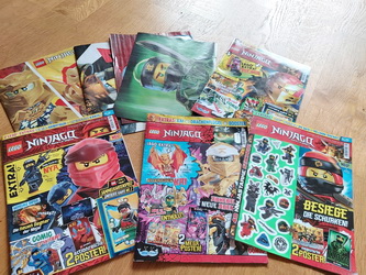 Ninja go časopisy s kartami, 