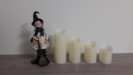 Súprava 4 led svetelných sviečok, 