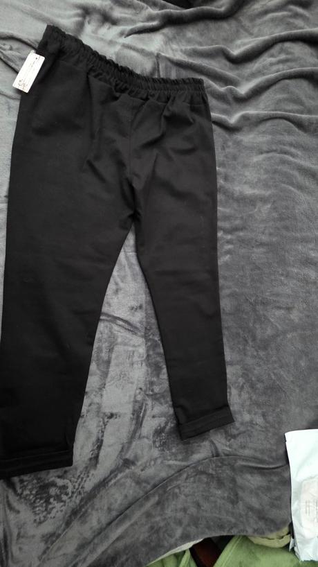 Nohavice streč čierne 4xl, c&a,4xl