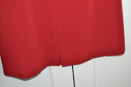 Červená minisukňa, veľkosť 46, top stav, 46