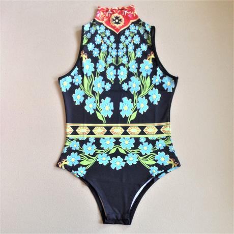 Flower body - top bez rukavov vel. m a l, l / m