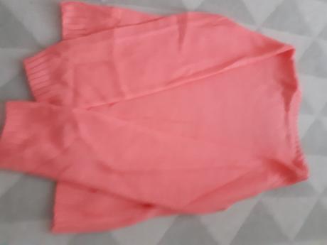 Oranzovy dievcensky pulover, h&m,116