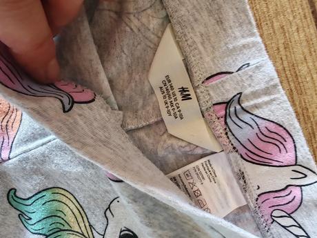 Legíny a mikina s jednorožcami h&m, h&m,140