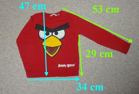 Mikina angry birds, 122