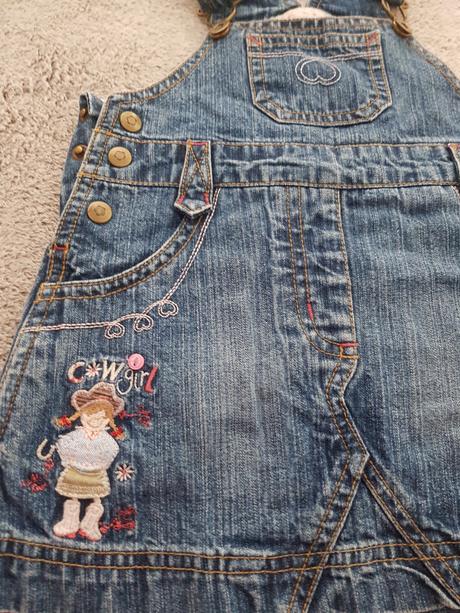 Riflové šaty 9-12mesiacov, marks & spencer,80