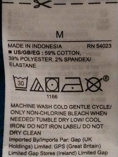 Pánske elastické tyrkysové tričko, gap, gap,m