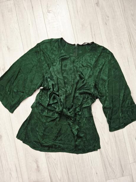 Blúzka na zavezovanie, zara,xl