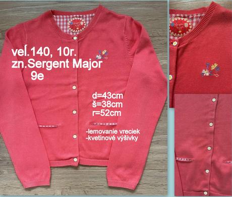 Dievčenský sveter veĺ.140, zn.sergent major, sergent major,140