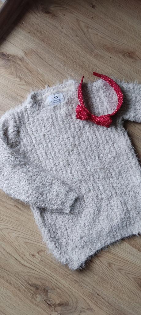 Jemnučký, chlpatý sveter, primark,140