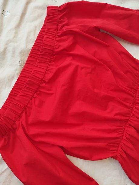 Krásne červené šaty, h&m,xs