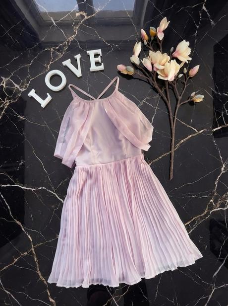 Púdrové šaty asos petite, s