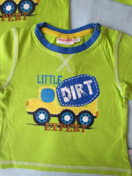 Tričká s dlhým rukávom pre dvojičky 68, 68