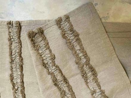 Naturálny ľanový obrus/štóla,