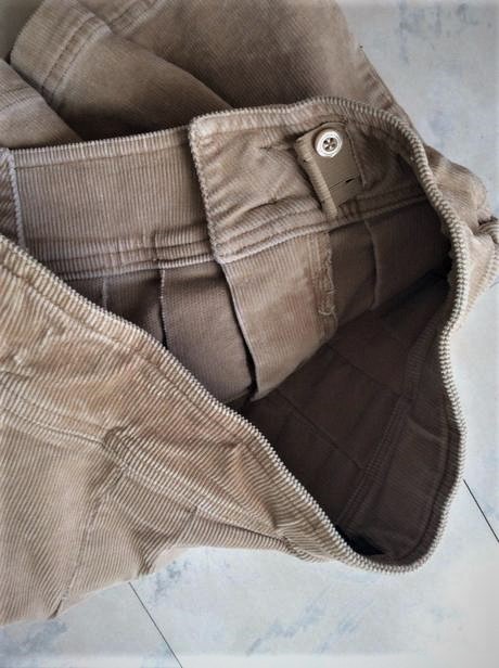 Manchestrová sukňa, mini boden,140