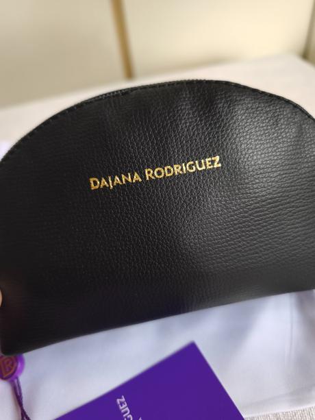 Čierna kožená kozmetická taštička dajana rodriguez, dajana rodriguez