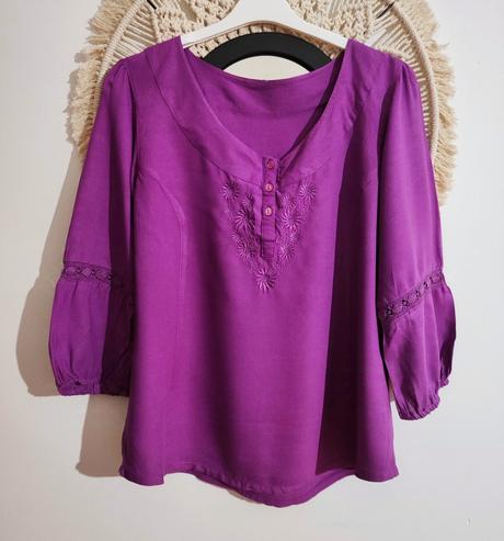 Blúzka z rayonu (umelý hodváb), l