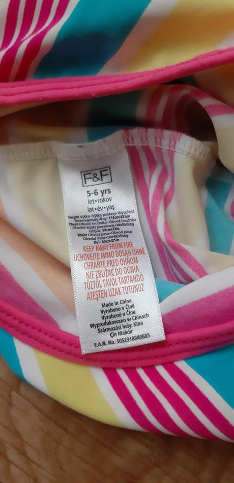 Jednodielné plavky f&f, f&f,116