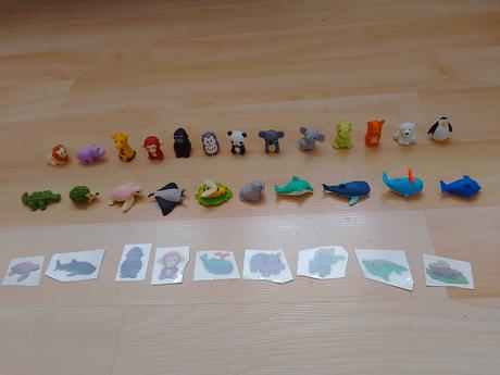 Veľká sada gumených zvieratiek, 