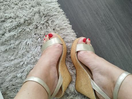 Zlaté sandálky ., lasocki,40