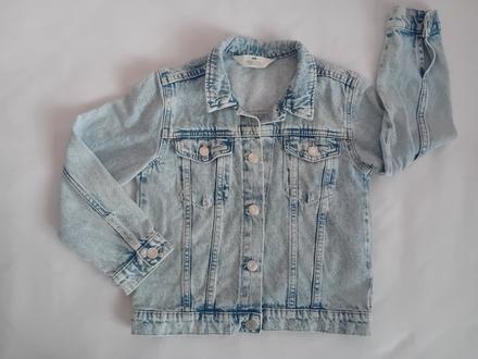 Džínsová bunda, h&m,128