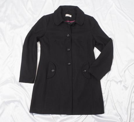 Kvalitný čierny kabát george, george,40