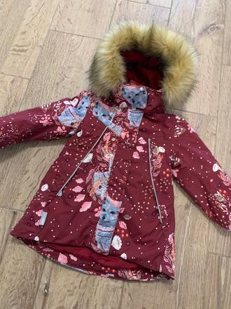 Reima typ muhvi predĺžená zimná bunda, parka 98/10, reima,98