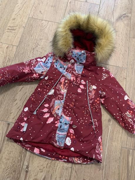 Reima typ muhvi predĺžená zimná bunda, parka 98/10, reima,98