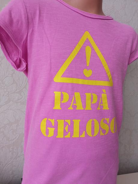 Dievčenské tričko s nápisom (8r.), original marines,128