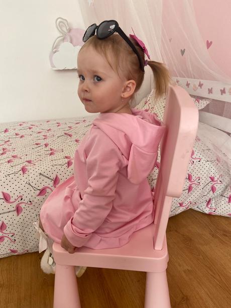 Mikinošaty s kapucňou a uškami, 74 - 140