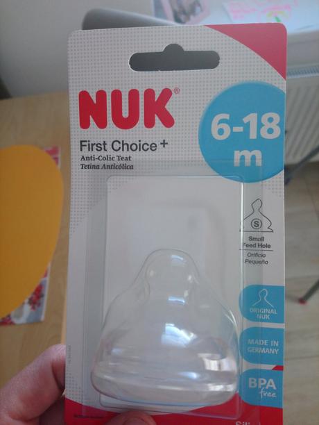 Nuk cumlíky na fľašku, nuk