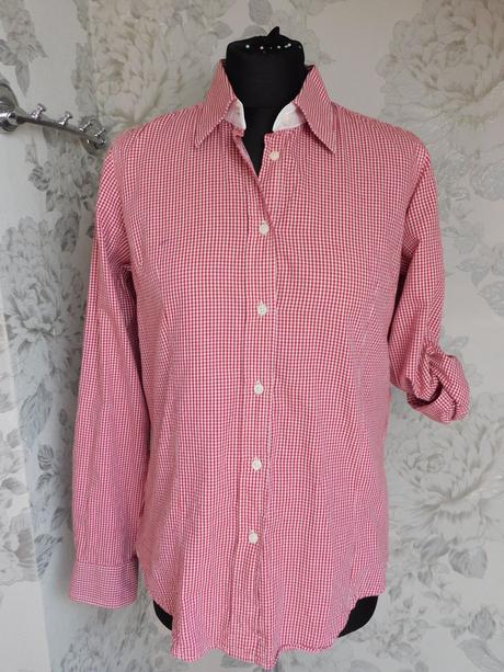 Luxusna košelova bluzka s roll-up rukavmi, 36