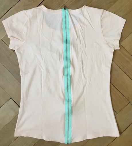 Tričko so zipsom, h&m,164