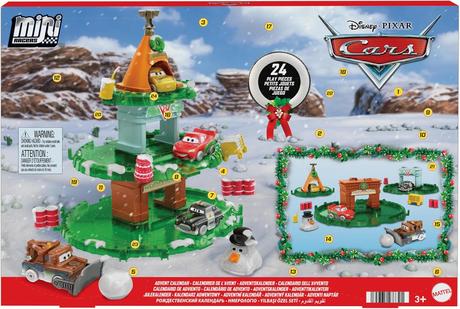 Disney cars auta - adventný kalendár hxt34,