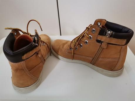 Členkové celokožené topánky, timberland,37