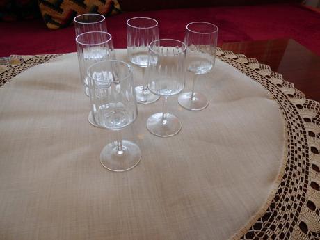 Poháre jemný výbrus, 