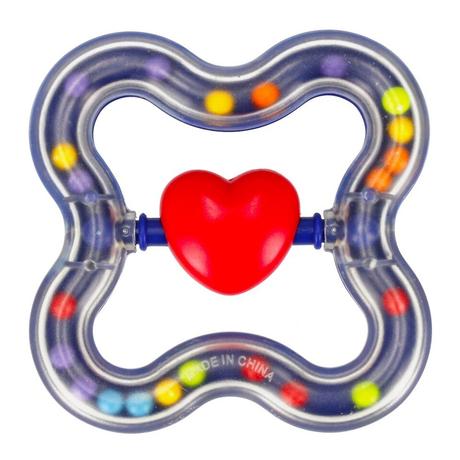 Bambam hrkálka so srdiečkom 8,5cm,