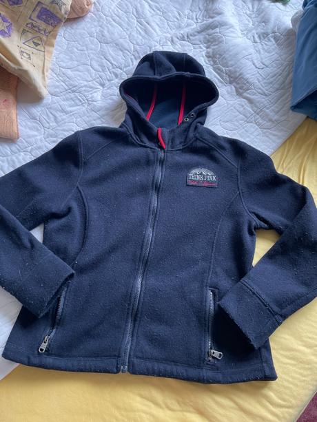 Outdoor pletená mikina- bunda, l