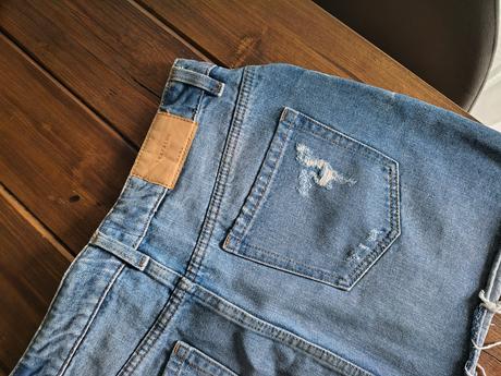 Zara riflová sukňa m, zara,m