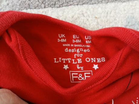 Vianocne body my first christmas 68, f&f,68