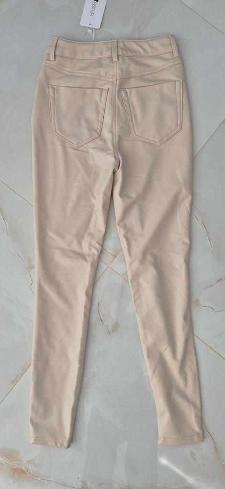 Koženkové nohavice, fishbone,xs