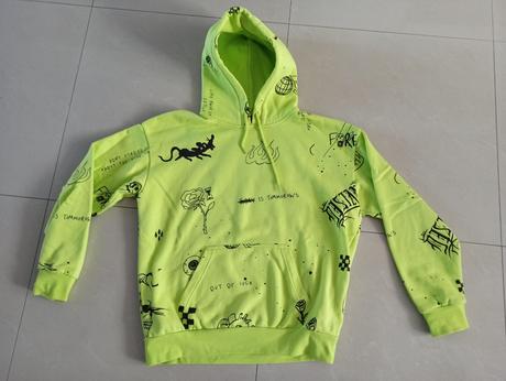 Žltá (svetlo zelená) mikina cropp, m