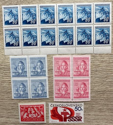 Staršie známky československo za 10eur, 