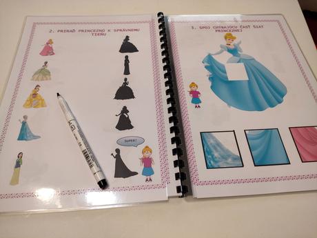 Pracovný zošit - princezné,