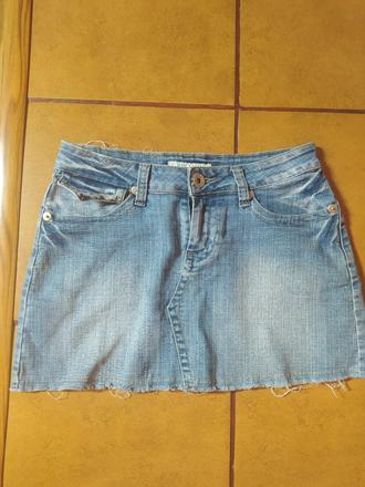 Sukňa rifľová -mini, l